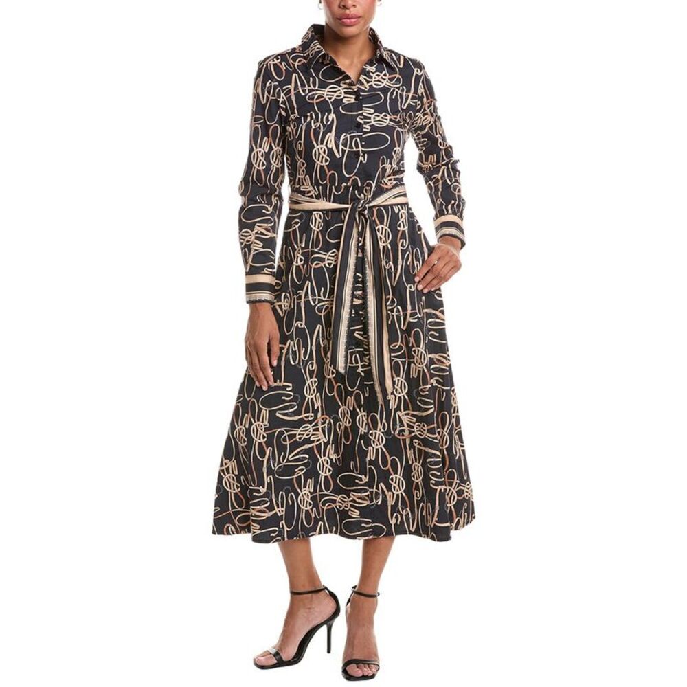 Jude Connally Womens Kitty Stretch Poplin Dress, Black
